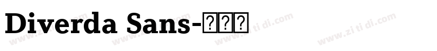 Diverda Sans字体转换
